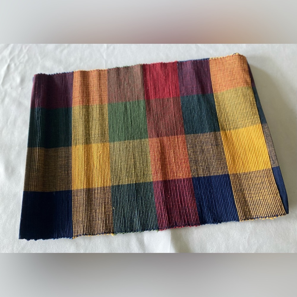 Simons Plaid Placemats Set of 2
